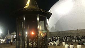 Year through lighting lantern-Ruwanwelisaya Photo